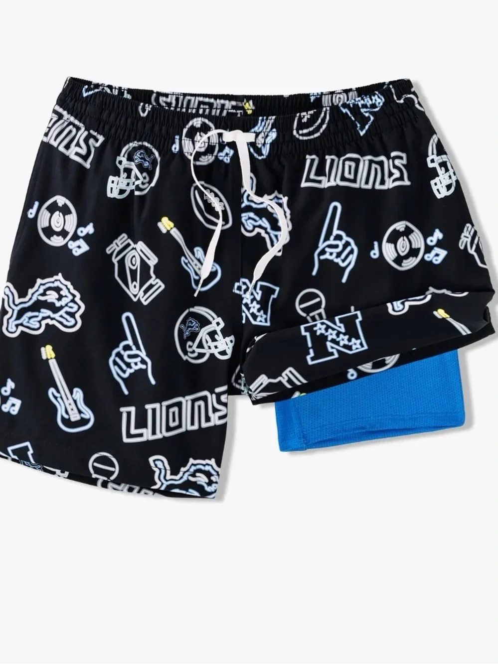 Chubbies Detroit Lions Swim Set (trunks and shirt)